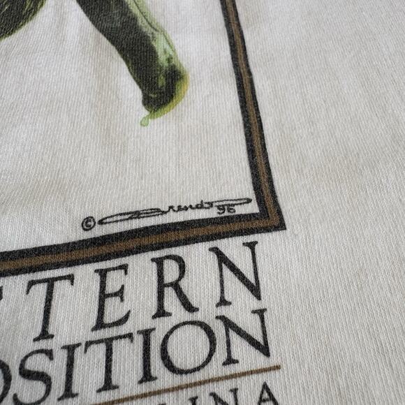 Vintage 1990s Bird Animal Nature Photography Graphic T Shirt Men's Size XL / XXL - Picture 4 of 7